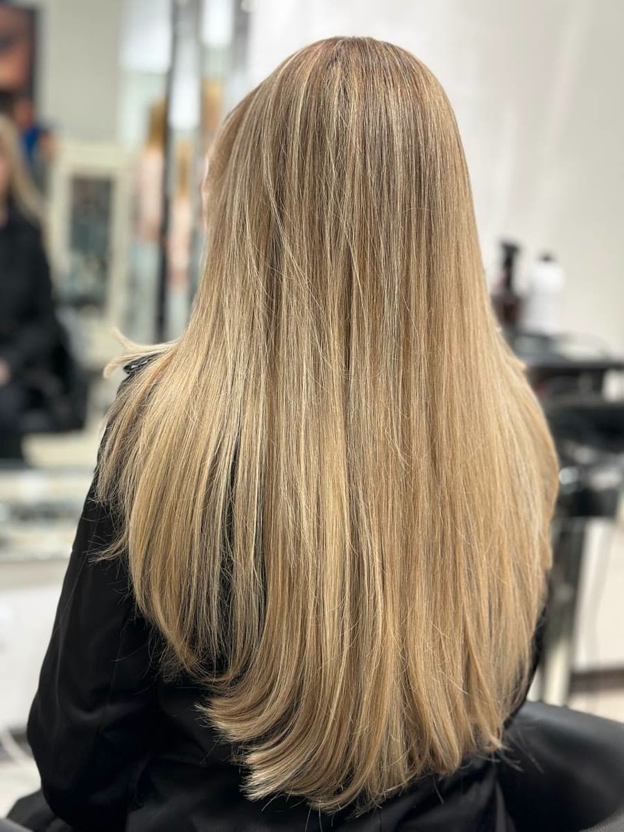 Sun-kissed balayage by Afsaneh Farahmand
